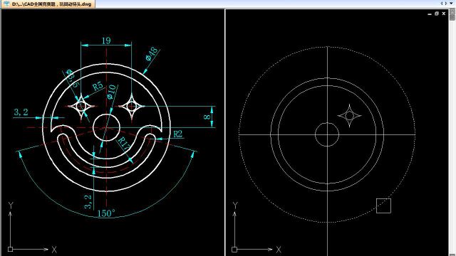 CAD基础绘图,CAD2D平面图制作方法,矩形的绘制,圆的相切与应用CAD68