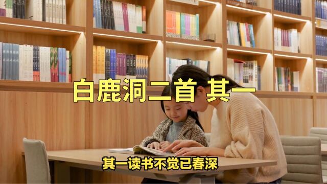 你知道“一寸光阴一寸金”的典故吗?读王贞白《白鹿洞二首其一》