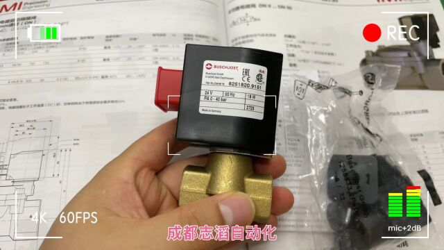 德国宝硕BUSCHJOST电磁阀8251820.9151线圈电压DC24V