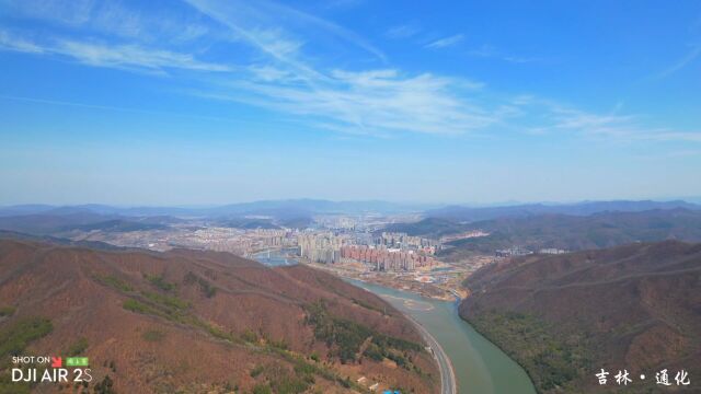 高空俯瞰吉林通化