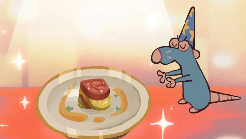 童年经典《料理鼠王》速通动画，趣味演绎，小老鼠的厨师之路！