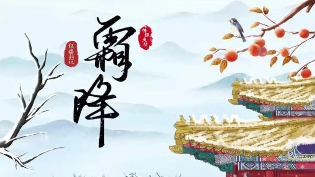 今日霜降丨年年秋色最深处,岁岁霜降日日寒