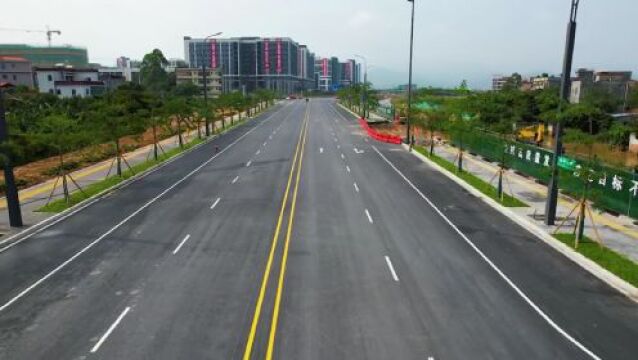 惠州这四条道路,建成通车!