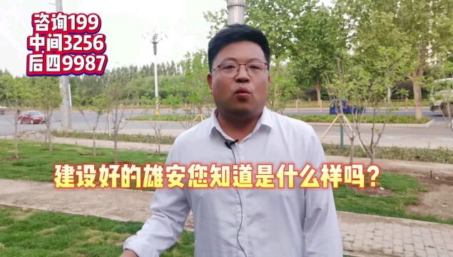 雄安热//建设好的雄安新区未来长什么样?