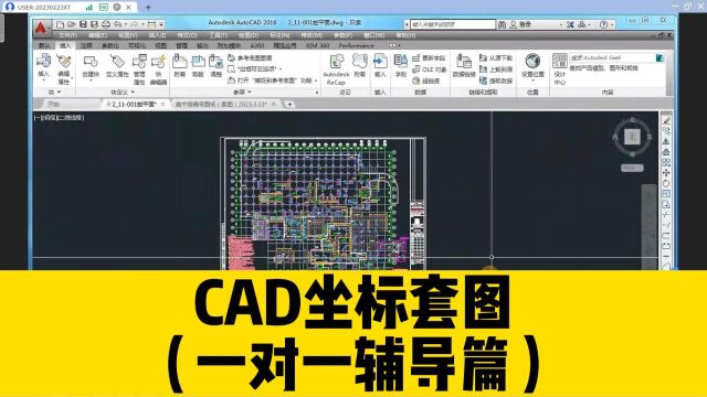 CAD坐标套图技巧,一个视频,帮你解决所有CAD套图的常见问题!