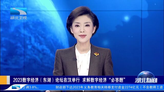 2023数字经济(东湖)论坛在汉举行,求解数字经济“必答题”