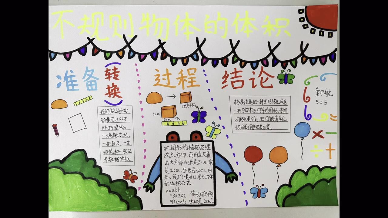 测量不规则物体的体积