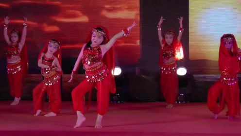 异域风情印度舞《阿拉伯之夜》少儿六一儿童节舞蹈乐曲欢快完整版