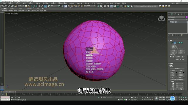 【SCI科研制图教程】用3dsmax拓扑蒙皮绘制三维网格线球体(3Dmax软件)【宋元元博主】