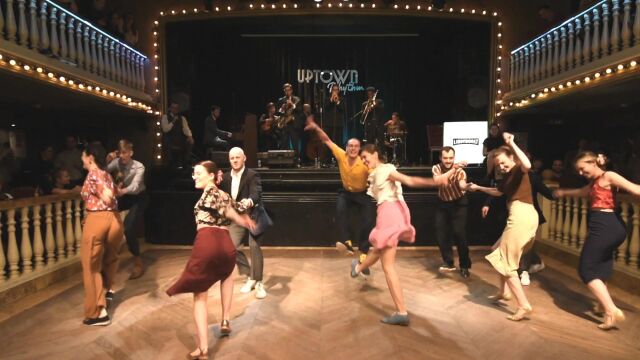 Uptown Rhythm 2023 Lindy hop MM Advanced Competition Final