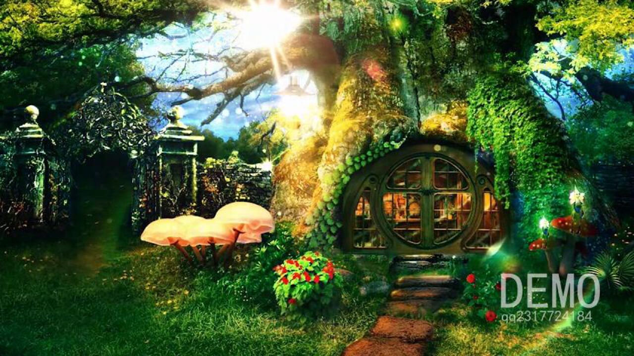 s65.蚂蚁王国 原声 童话剧情景剧舞台表演led背景视频