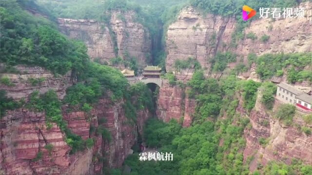 河北发现隐藏在大山深处的千年悬空寺,距今已有1400多年历史!