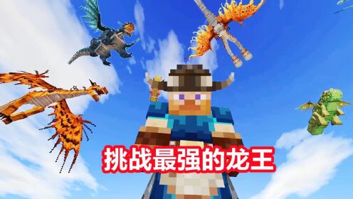 我的世界驯龙生存11：找到龙王的火山巢穴，带飞龙军团挑战龙王_高清1080P在线观看平台_腾讯视频}