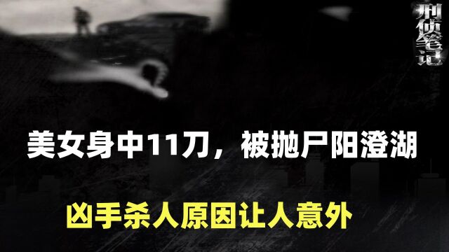 28岁女子惨死,她身中数刀被抛尸阳澄湖,凶手杀人原因让人意外