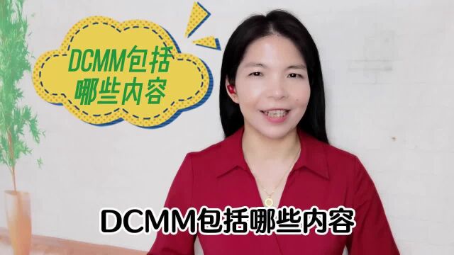 DCMM包括哪些内容?