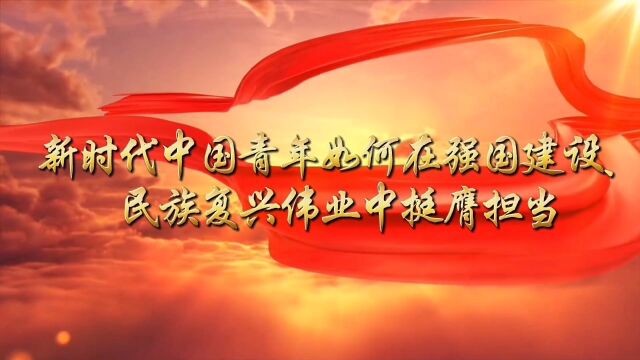 新时代中国青年如何在强国建设、民族复兴伟业中挺膺担当