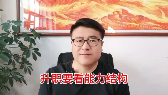 升职要看能力结构