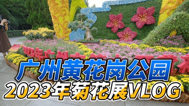 广州黄花岗公园,2023年菊花展VLOG