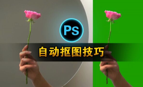 Photoshop自动抠图技巧,比主体更精细