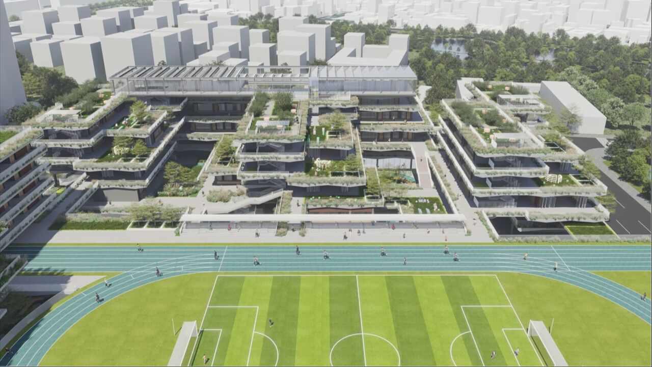 燕罗街道燕川九年一贯制学校新建工程|深大建筑设计院-拾陌工作室_高清1080P在线观看平台_腾讯视频