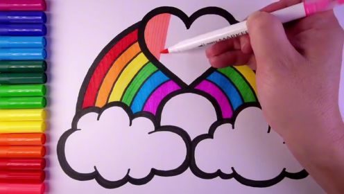 《儿童简笔画》第131集：教你画彩虹