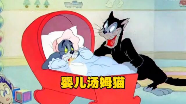 婴儿真是不好当,汤姆猫被三只猫虐待