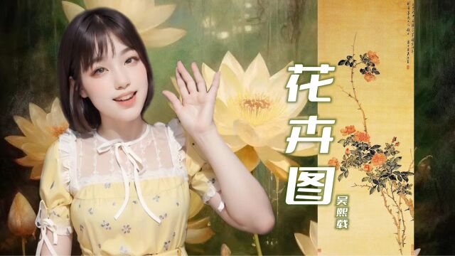 如果是玫瑰,它总会开花的——吴熙载《花卉图》