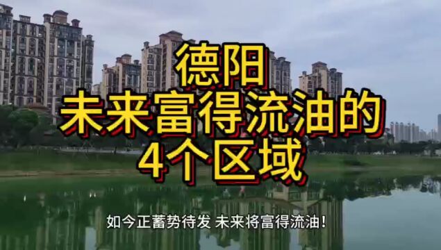 德阳未来富得流油的区域,这四个区域综合实力最强,在当地无人不服!