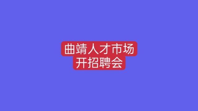 2023年12月8号10:30,曲靖人才市场开招聘会,很热闹