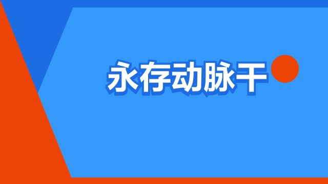 “永存动脉干”是什么意思?