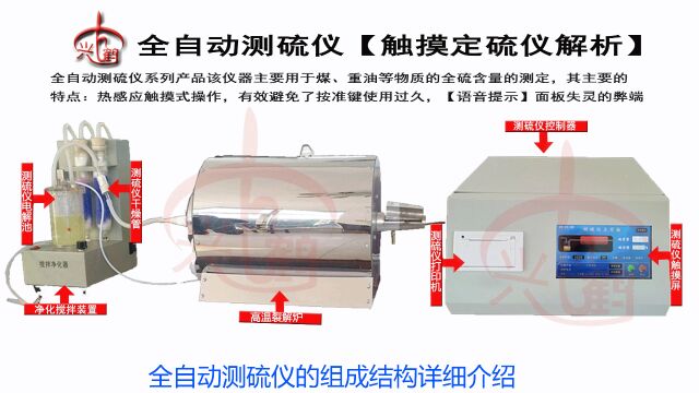 全自动测硫仪组成结构