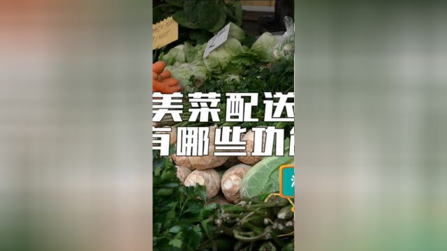 类似美菜配送系统都包括哪些板块?