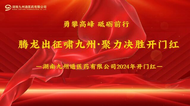 腾龙出征啸九州ⷨš力决胜开门红 | 湖南九州通开门红启动会个人表态