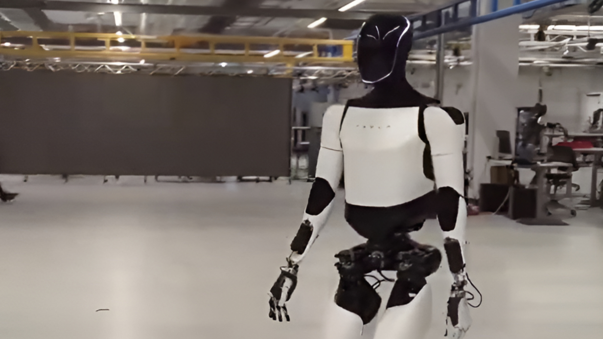 特斯拉再次展示第二代人形机器人optimus步行能力