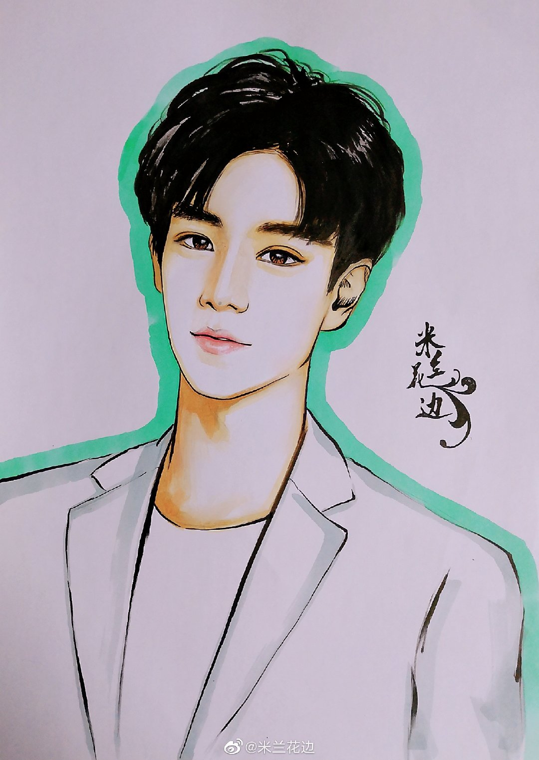 胡一天美图手绘非原创