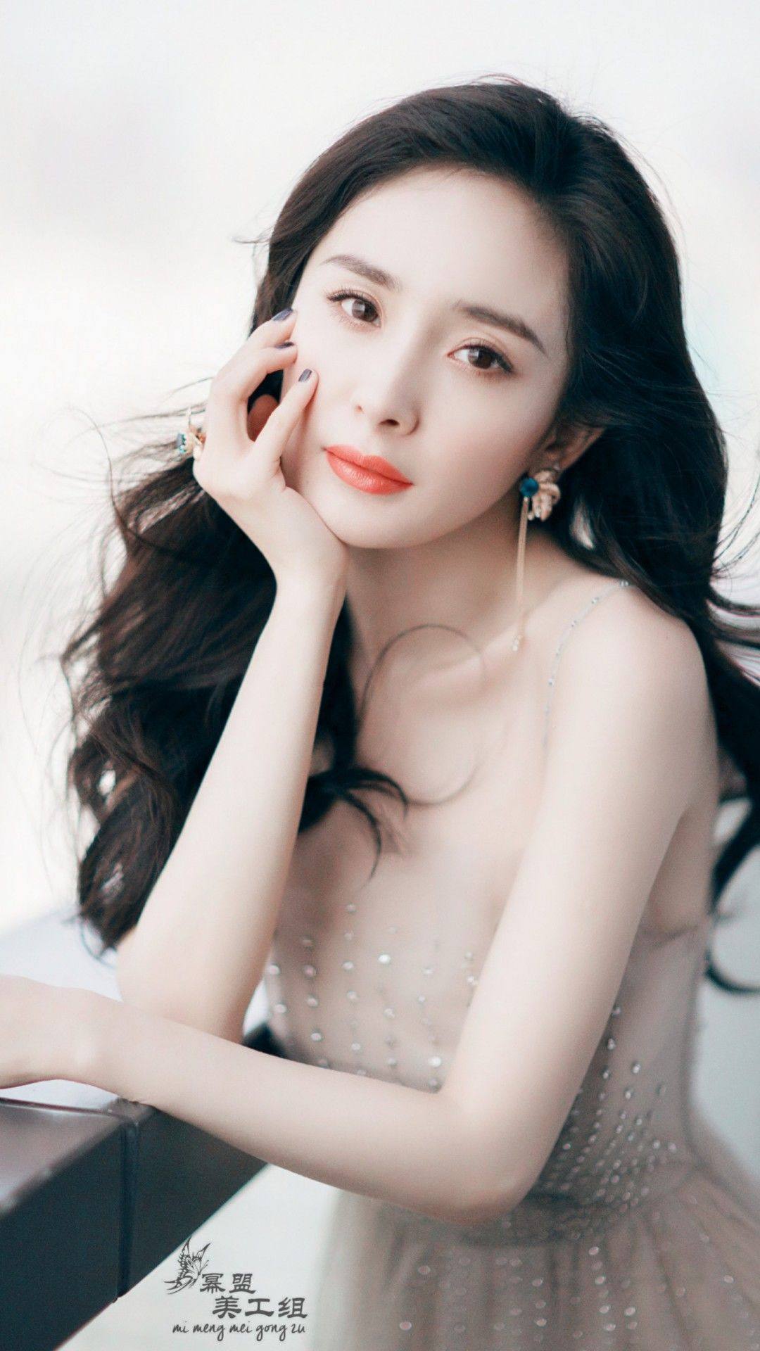 杨幂美图锁骨养鱼系列