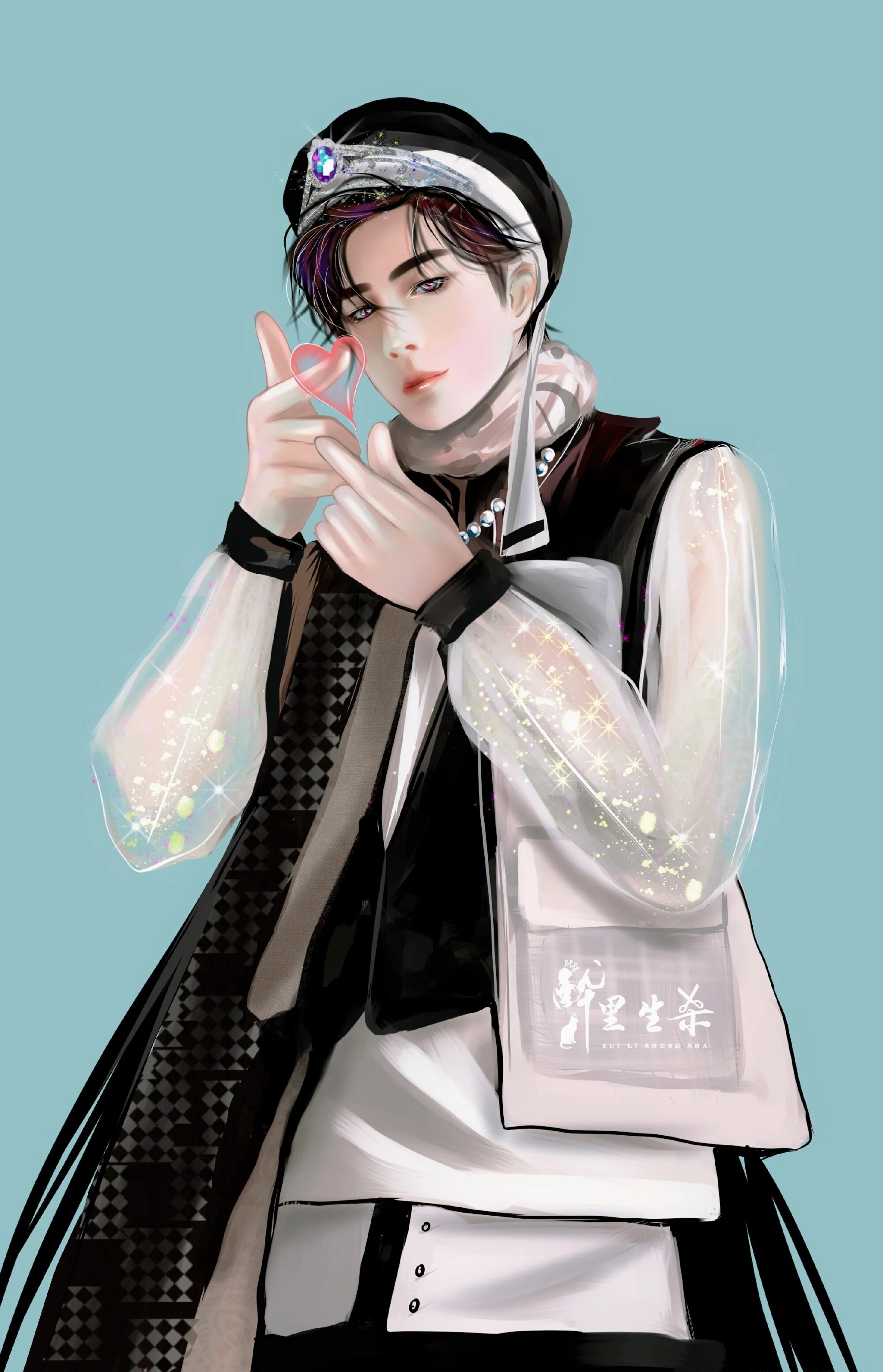 王一博漫画一搏太美了吧