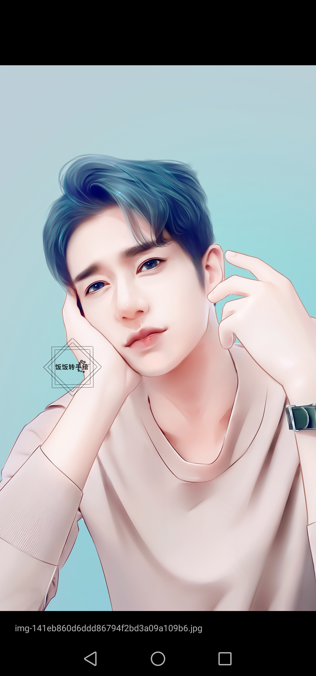 转手绘小哥哥好帅啊