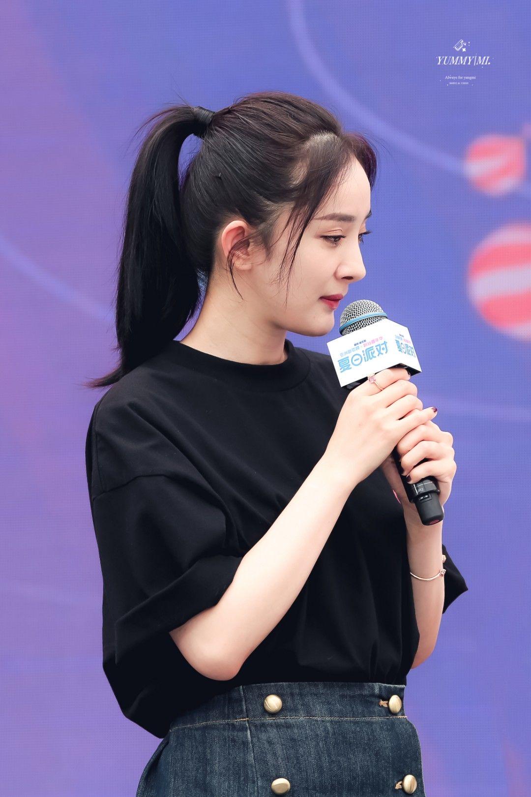 杨幂美图马尾幂