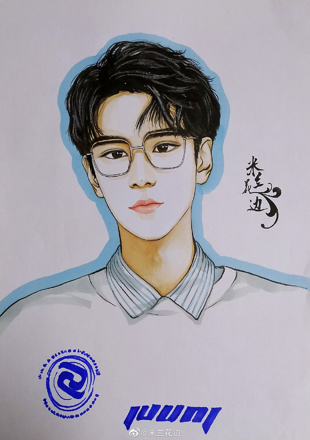 胡一天美图手绘非原创