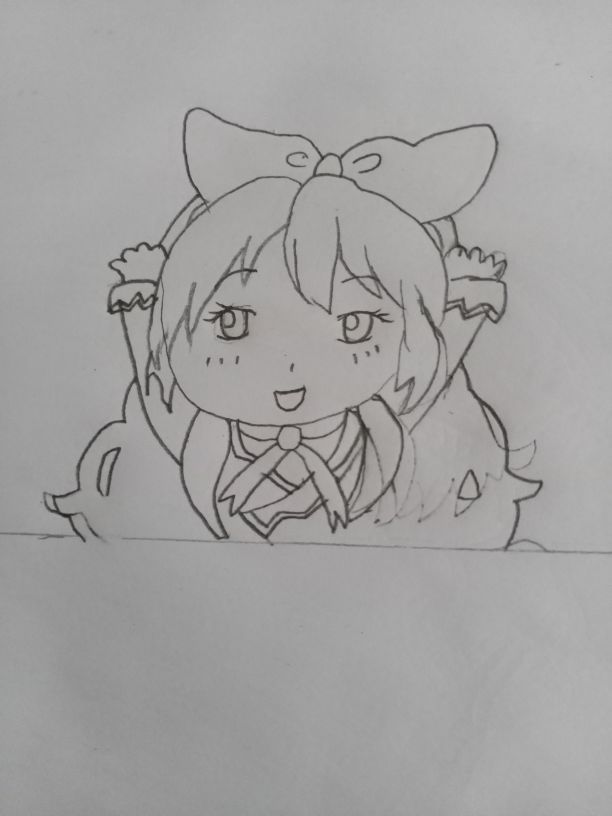 偶像活动可爱的q版星宫莓动漫简笔画