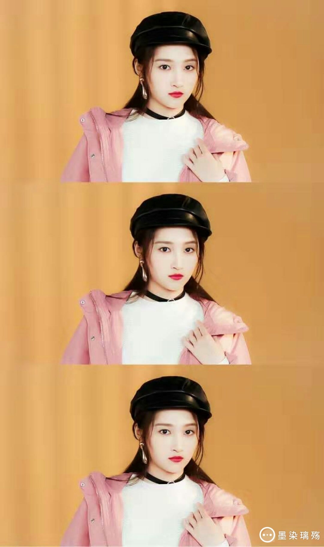 关晓彤三格高清壁纸美图