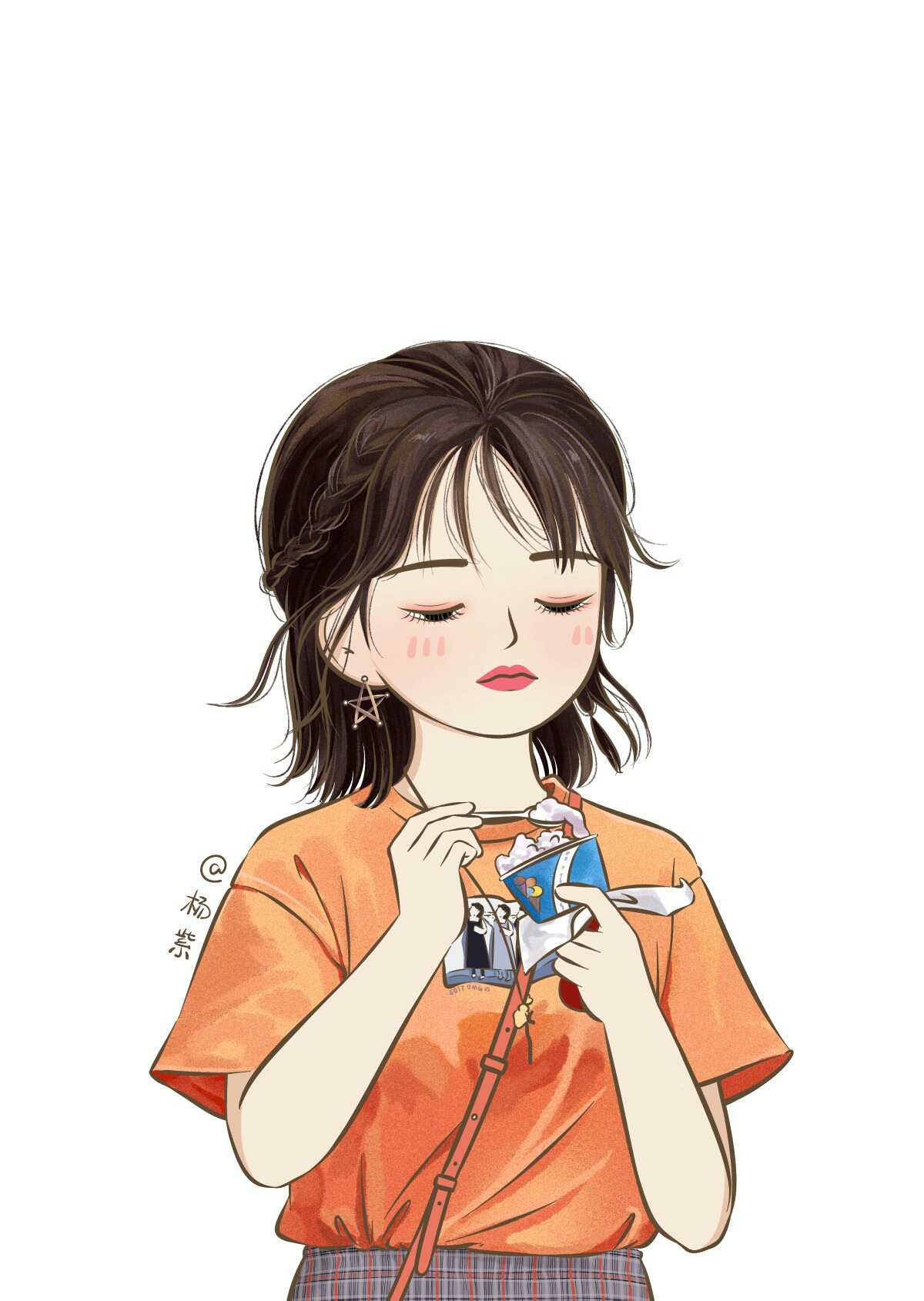 小紫紫的中餐厅手绘