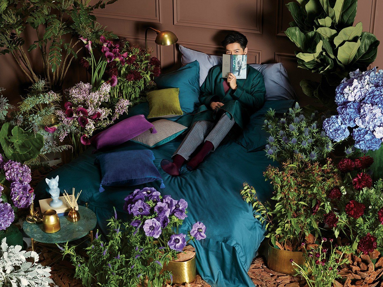 胡歌美图野兽派浪漫