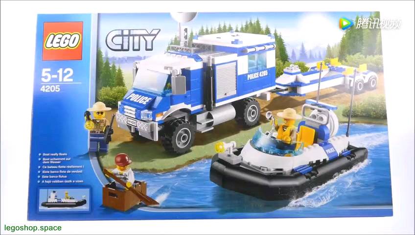 lego乐高积木城市系列4205越野指挥中心快速搭建